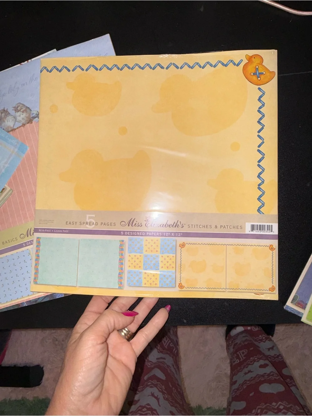Assorted Decorative Party Invitation and Cardstock Pack - Multicolor scrapbook